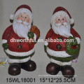 2016 new christmas decoration ceramic santa claus figurine